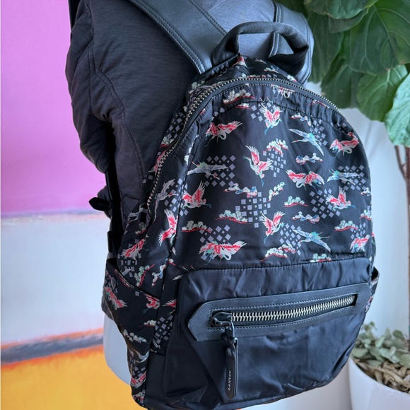 Nylon Patterned Backpack Lanvin - Picture 4 of 8